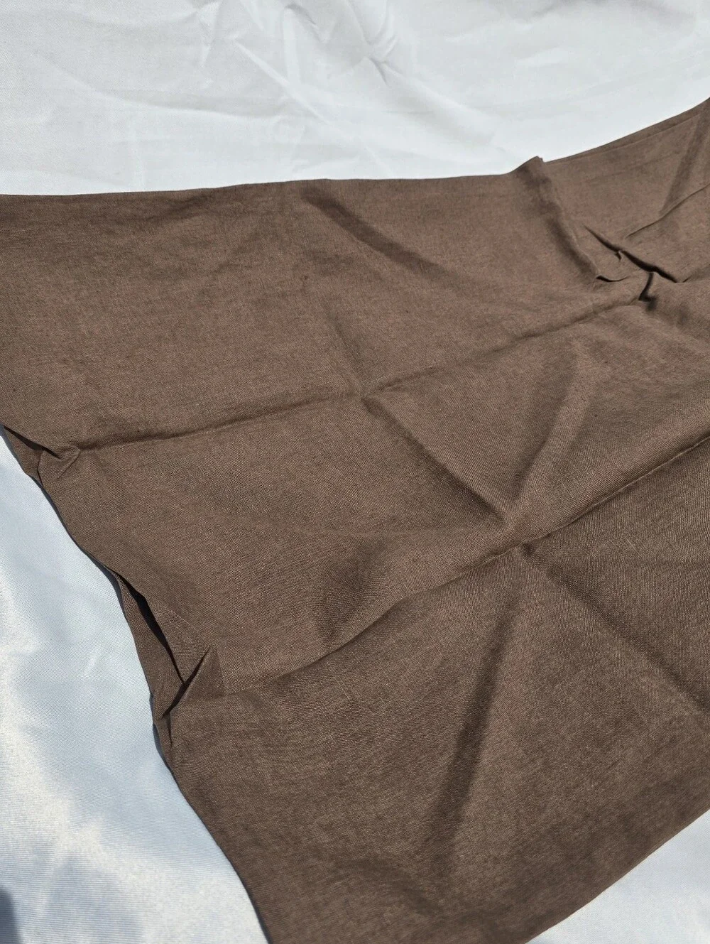 Quince 100% European Linen Expresso King Sham SET Of 2 Dark Brown